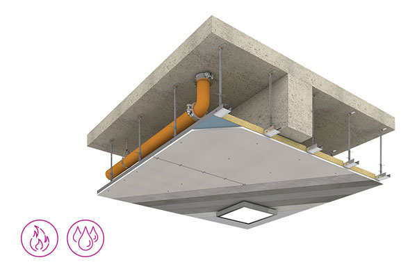 Cementna ploča Cementex - primjena kao strop u eksterijeru
