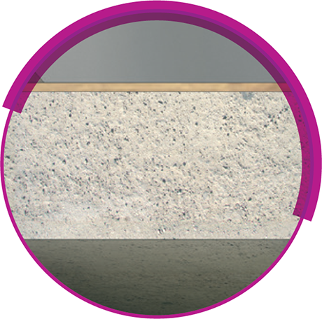 Zvučna izolacija stropa od armiranog betona s gipskartonskom pločom NIDA Acustic